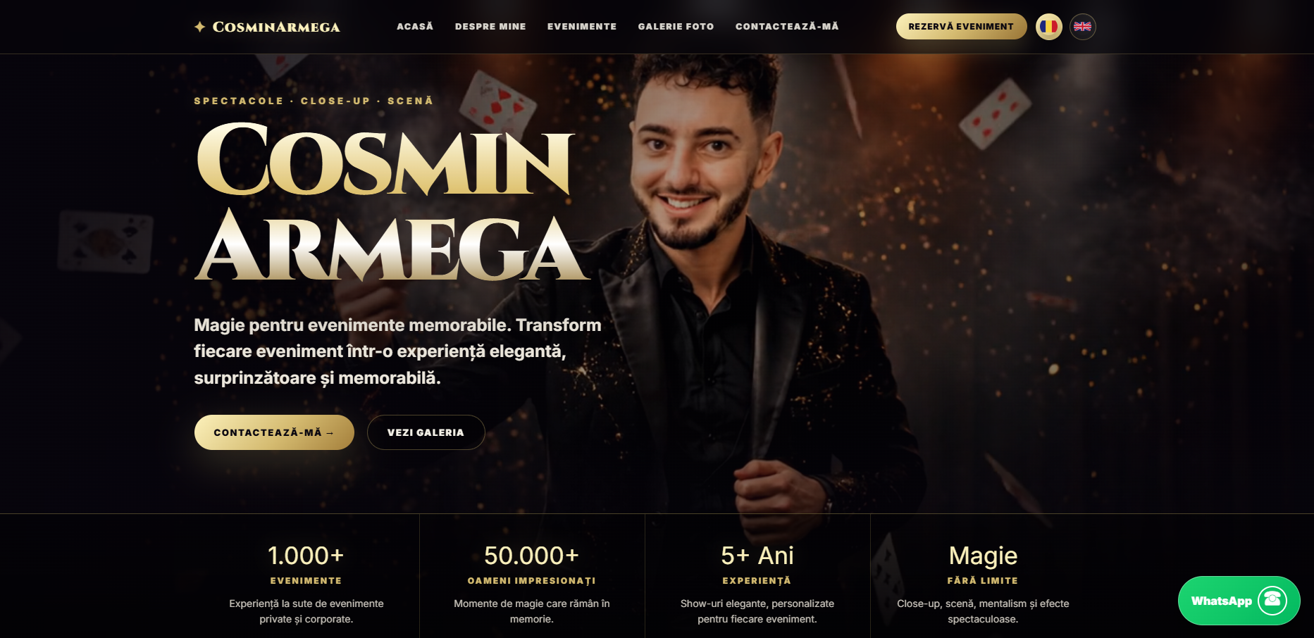 Cosmin Armega - Portofoliu Web Design & Case Study PSAcode.RO